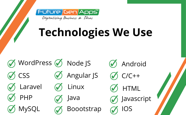 Technologies We Use - FutureGenApps 