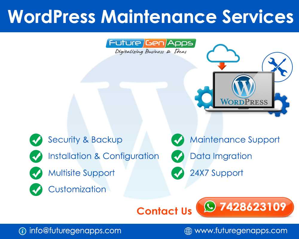 WordPress Maintenance Service - FutureGenApps-compressed
